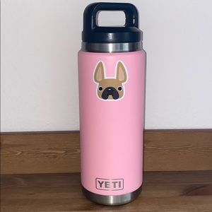 26 oz used Yeti Rambler Bottle. Discontinued Pink